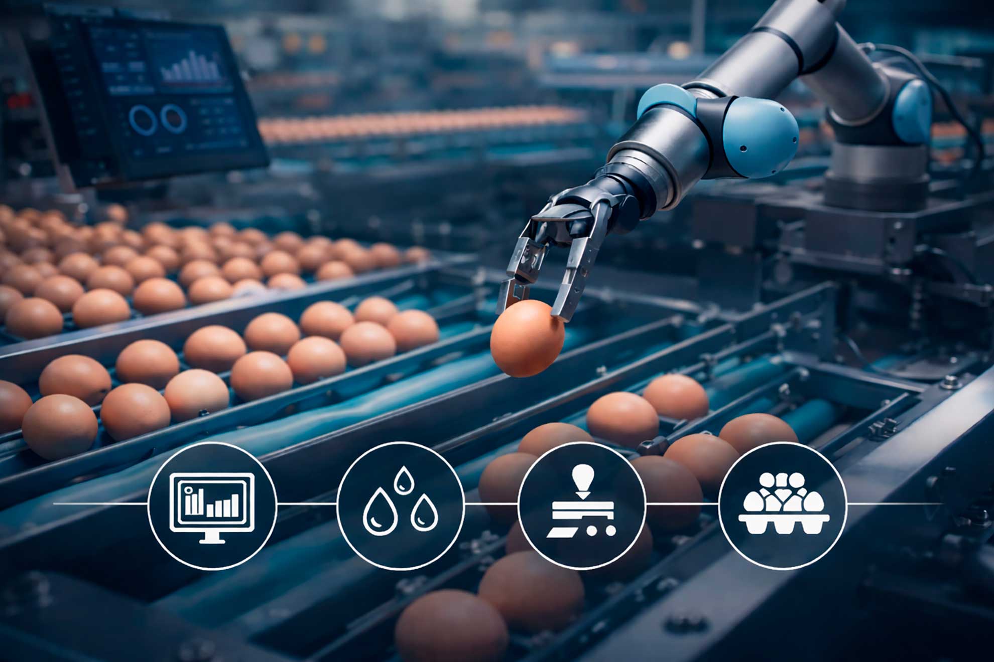 Sistemas ZENYER para automatización del huevo en España